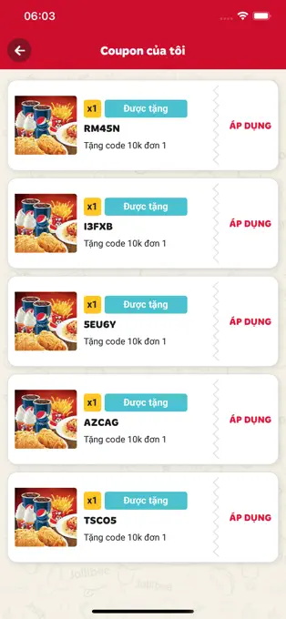 Jollibee Vietnam (F&B) screenshot 5