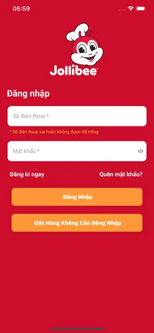 Jollibee Vietnam (F&B) screenshot 1